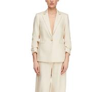 Comma Blazer Indoor-Blazer Regular Fit aus Lyocell-Mix mit Reverskragen Größe 40