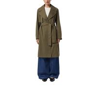 Trenchcoat COMMA, Damen, Gr. XL (42), sea turtle, Web, Obermaterial: 100% Polyester. Futter: 55% Polyester, 45% Viskose, unifarben, normal 3/4-Länge, tiefer V-Ausschnitt, Mäntel, mit Bindegürtel (8367