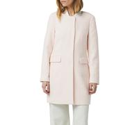 Taillierter Blazermantel aus strukturiertem Tweed pink 40