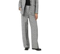 Comma Jacquard-Hose mit Wide Leg