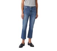 Ankle-Jeans, Damen, Gr. 40, N-Gr, blau (blau used), Denim/Jeans, Obermaterial: 99% Baumwolle, 1% Elasthan, COMMA CASUAL IDENTITY, casual, ausgestellt ca. Mitte Wade, Jeans, washed, 5-Pocket, casual, f