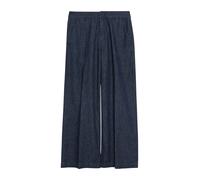 Relaxhose COMMA, Damen, Gr. 42, N-Gr, blau, Web, Obermaterial: 100% Baumwolle, unifarben, relaxed fit lang, Hosen Relaxhose, mit Taschen (19593240-42) blau
