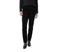 Jersey-Jogpants im Slim Fit mit Bügelfalte schwarz 38