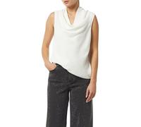 Comma Jersey-Top mit Wasserfall-Ausschnitt