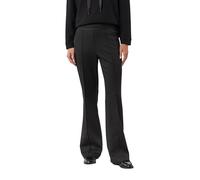Jerseyhose mit Fischgrätmuster und Biesen schwarz 40/REG