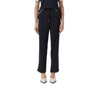 Jogpants mit Elastikbund und Biesen-Detail blau 44