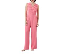 comma Jumpsuit in Wickel-Optik in Pink, Größe 42