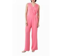 comma Jumpsuit in Wickel-Optik in Pink, Größe 44