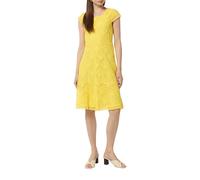 Comma Kleid aus Spitze mit Rundhalsausschnitt