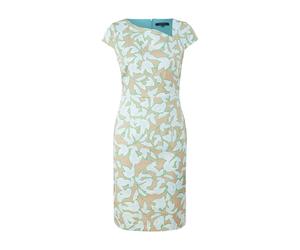 comma - Kleid beige/mehrfarbig - Gr. - 38