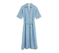 Midi-Hemdkleid aus Lyocell-Denim mit abnehmbarem Gürtel 34 blau 2179871.54Z7.34