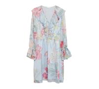 comma - Kleid blau|mehrfarbig - Gr. - 42