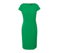 comma Tailliertes Kleid mit seitlich geschlitztem Saum und U-Boot-Ausschnitt smaragd 40