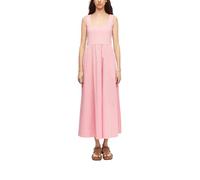 Kleid im Fabric Mix mit Popeline-Rock und Eingrifftaschen 48 pink 2180521.4180.48