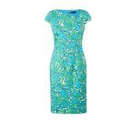 comma - Kleid mehrfarbig|türkis - Gr. - 42