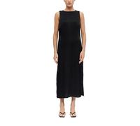 Comma Kleid mit Crépestruktur und Schlitzen
