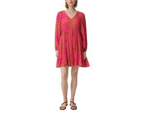 COMMA Kleid mit Dobby-Struktur