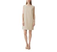 comma Minikleid mit Strukturmuster in Sand, Größe 38