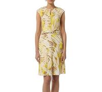 comma Etuikleid mit Allover-Muster in GELB, Größe 36