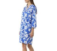 COMMA Kleid mit Tunika-Ausschnitt und All-Over-Print