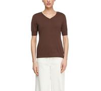 COMMA Kurzarm-Pullover mit tiefem Rückenausschnitt und Bindedetail