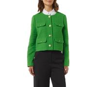 Comma Kurze Bouclé-Jacke aus Baumwolle