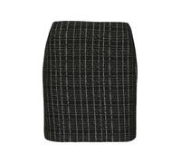 Midirock COMMA Gr. 38, grau (grey, black) Damen Röcke (63613458-38) grey, black