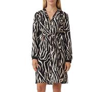 Kleid schwarz|mehrfarbig 38