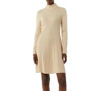 Comma Kurzes Rippstrickkleid mit Turtleneck