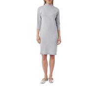 Comma Strickkleid Dresses Light Grey – kurz, Viskosemix, überschnittene Schultern – Größe 44