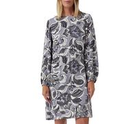 COMMA Kurzes Viskosekleid mit All-Over-Print und regulierbarer Taille