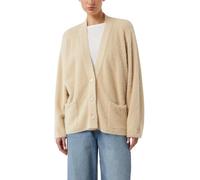 Kuscheliger Cardigan im Relaxed Fit beige XS