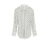 comma - Bluse weiß|braun - Gr. - 44