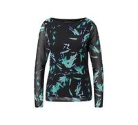 Comma Langarmshirt aus Mesh, 99b4, 40