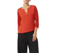 Comma Langarmshirt im Fabricmix mit Tunika-Ausschnitt