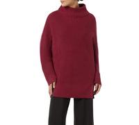 COMMA Langer Strickpullover mit Stehkragen