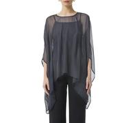 Comma Leichtes Poncho-Cape aus Chiffon