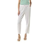 Comma Leinenhose Loose-Fit, Weiß 0100,34