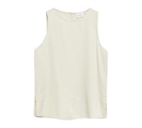 comma - Locker geschnittene Bluse ohne Ärmel beige - Gr. - 34