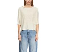 COMMA Lockerer Feinstrickpullover aus Leinenmix