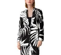 comma Blazer mit Allover-Print in Black, Größe 36