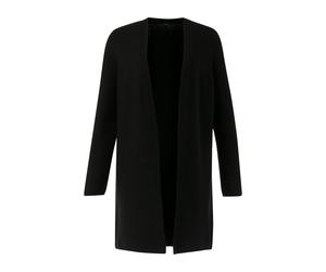 comma - Long-Cardigan ohne Verschluss schwarz - Gr. - 34