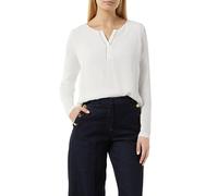 Langarmshirt COMMA Gr. 46, beige (ecru) Damen Shirts (94152842-46) ecru