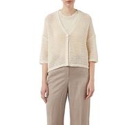 comma - Strickjacke creme - Gr. - M