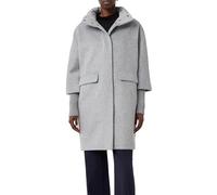 Comma Outdoor-Mantel aus Wollmix mit Steppkragen Grau Gr. 34