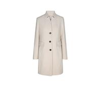 Comma Langmantel Eleganter Blazermantel Sand Gr. 46 V-Ausschnitt Regular Fit