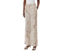 Comma Marlenehose aus Crêpe mit All-Over-Print