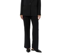 Comma Marlenehose aus fließendem Jersey, Schwarz, Größe 38
