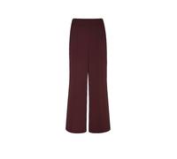 Marlene-Hose COMMA, Damen, Gr. 40, N-Gr, lila (schwarz berry), Web, Obermaterial: 97% Polyester, 3% Elasthan, unifarben, casual, loose fit normal, Hosen, im Loose Fit, High Rise (29587043-40) schwarz 