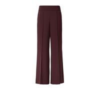 comma Stoffhose mit elastischem Bund in Bordeaux, Größe 36